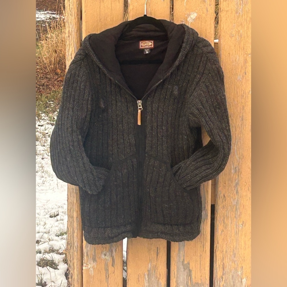 Kyber 100% wool jacket made in Nepal